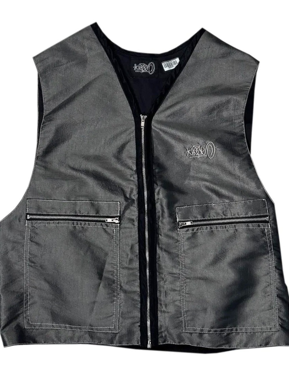 Vintage Haze Hyperformance Silver Vest (Size S) "BRITNEY SPEARS"